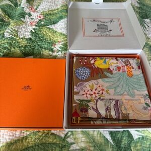 Hermès Multicolor Silk Scarf